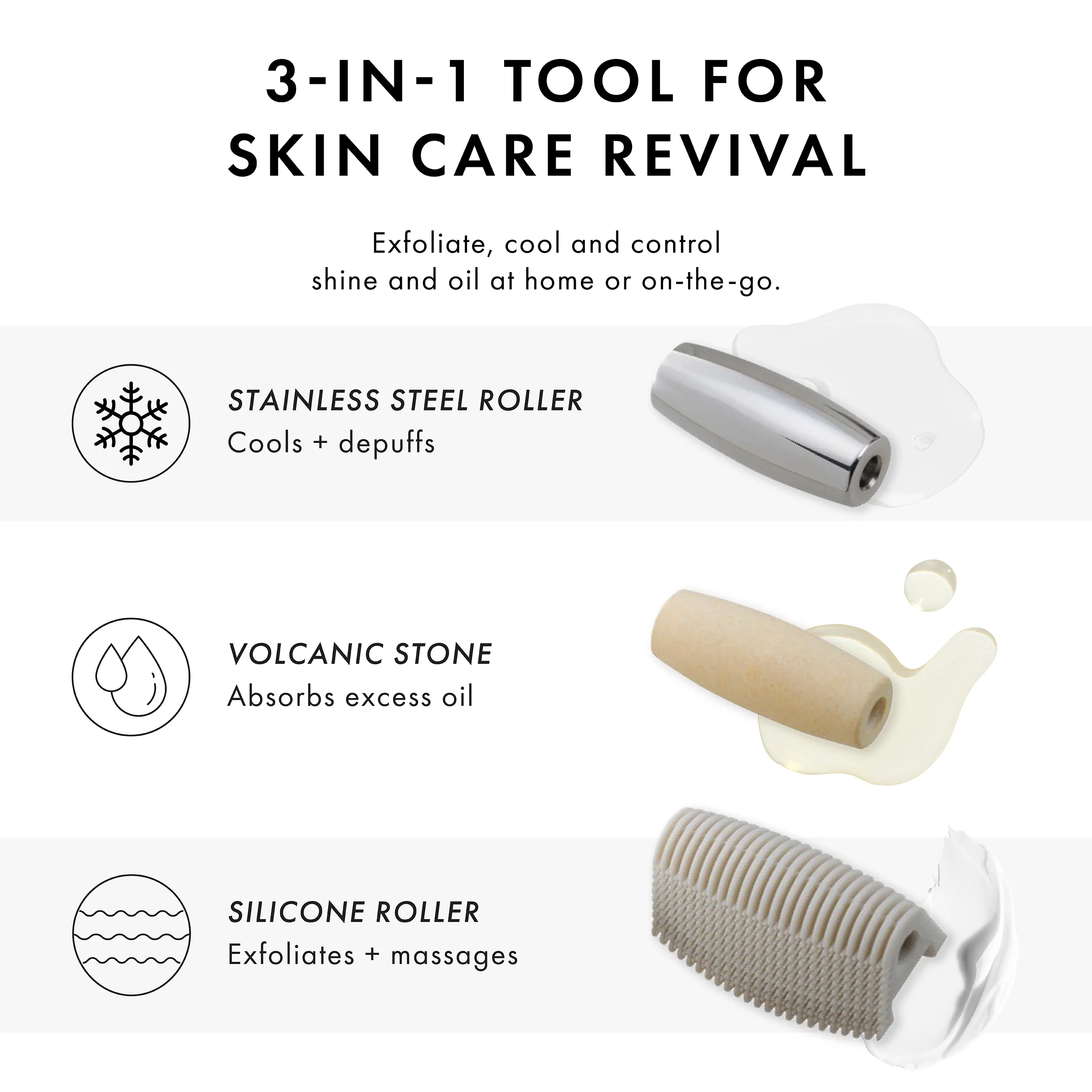 3-in-1 Facial Roller Set - Image 8