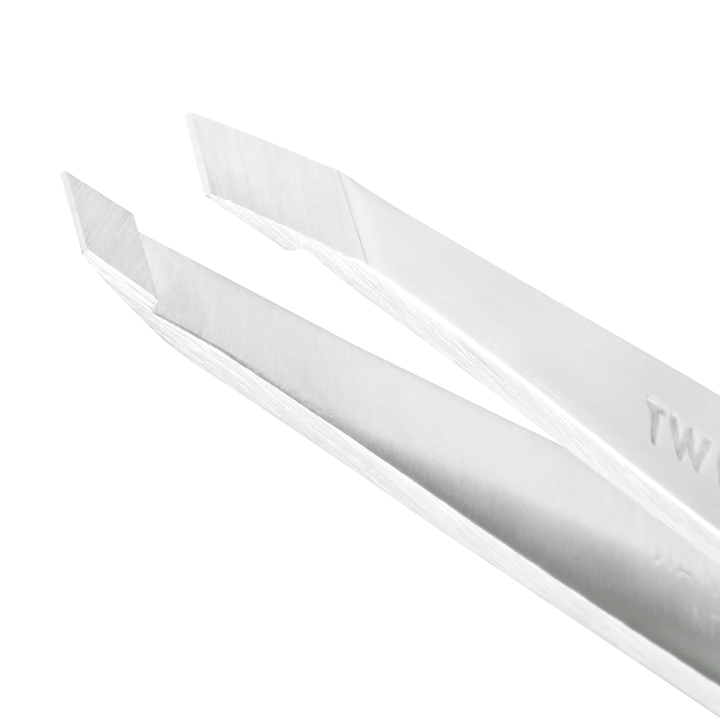 Platinum Silver Slant Tweezer - Image 3