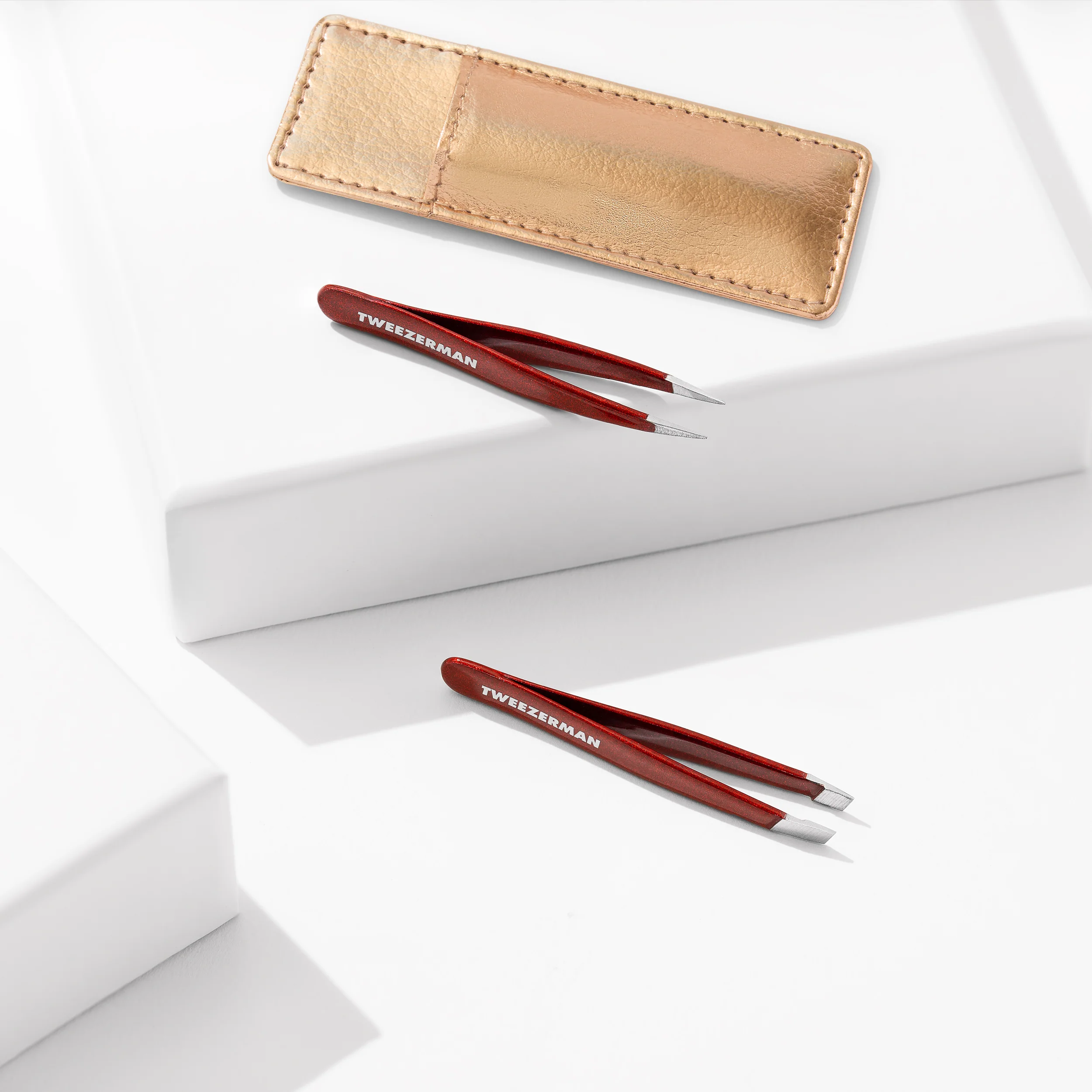 Vintage Rose Mini Tweezer Set with Case - Image 4